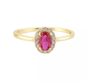 ANILLO CRISTAL ROSA