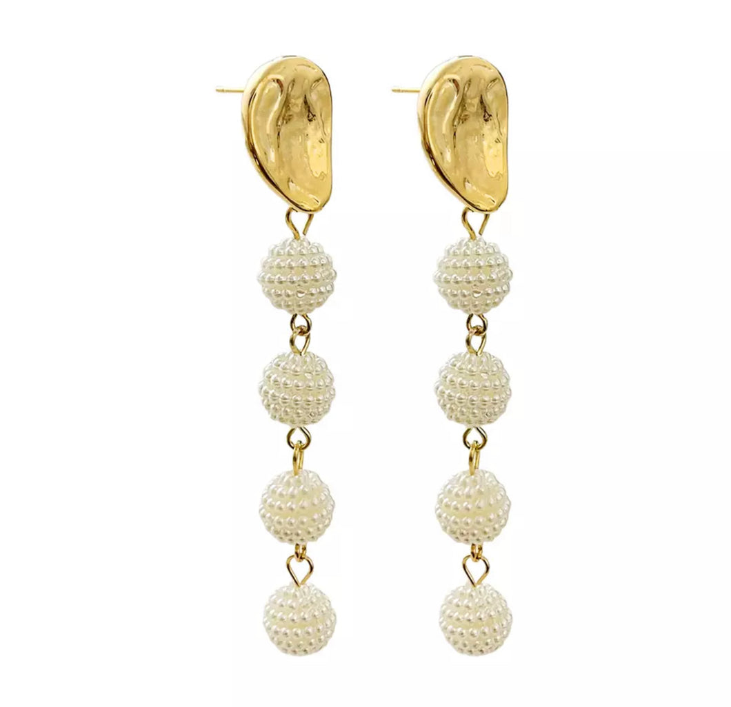 Aretes Bolas Perlas