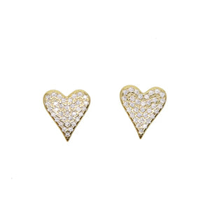 Aretes Corazón Circonias